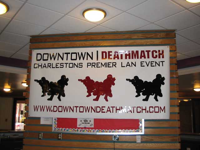Downtown Deathmatch Sign